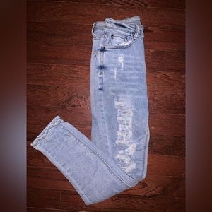 Women’s Blue B Collection Ripped Jeans
